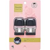 サワデー 車用 パルファム ロゼ 消臭芳香剤 クリップタイプ 6ml×2個パック