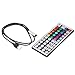 Produktbild Lorenlli 44 Schlüssel 5V USB RF IR Fernbedienung mit Netzteil RGB Controller Dimmer LED Lights Remoter Für LED Lights Strip