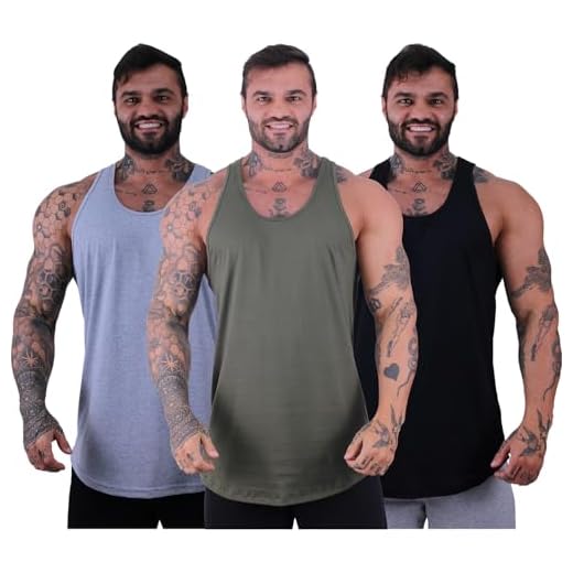 Kit 3 Regatas Longline Masculina Cavada MXD Conceito Treino Academia Musculação Sem Estampas Lisa (G, Opção 12)
