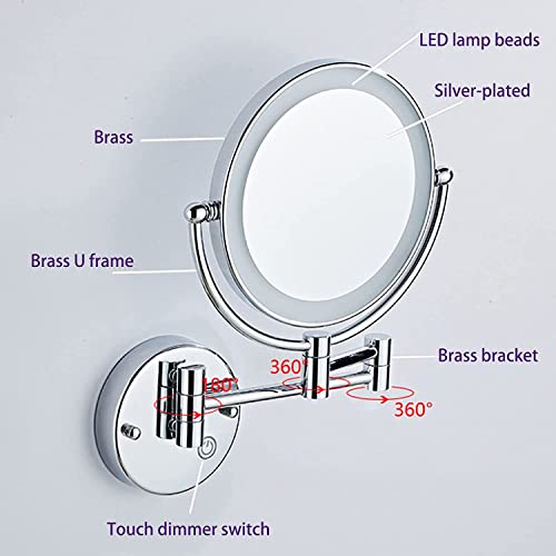 Miroir lumineux mural extensible pour simplifier votre routine beauté - 7