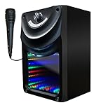 Sytech SYX9BT - Altavoz portátil Karaoke con micrófono, Negro