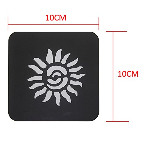 Xmasir 3 Sheet 22Pcs Cool Drawing Glitter Tattoo Stencil For Men, Wolf Dragon Tiger Skull Animal Airbrush Stencils & Templates #TOP5