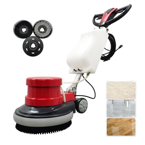 HayWHNKN Floor Polisher Commercial Floor Scrubber Buffer Carpet Buffer Scrubber 17