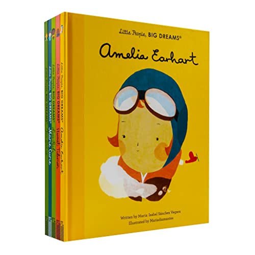 Little People, Big Dreams Trailblazing Women Collection 5 Books Box Gift Set (Amelia Earhart,Harriet