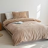 ドリームスポット 掛け布団カバー シングル ベージュ あったか 秋 冬 フランネル おしゃれ 洗える 洗濯 150×210cm