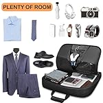 Noozion Garment Bag for Travel Large Carry On Suit Bag Hanging Travel Suit Bags Waterproof Suitcase Luggage Bag for Men Women Business Trips with Shoulder Strap - Image 4