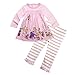 BIG ELEPHANT Baby Girls' Infant Toddler Dress Pants Clothing Set (12-18 Months) G12