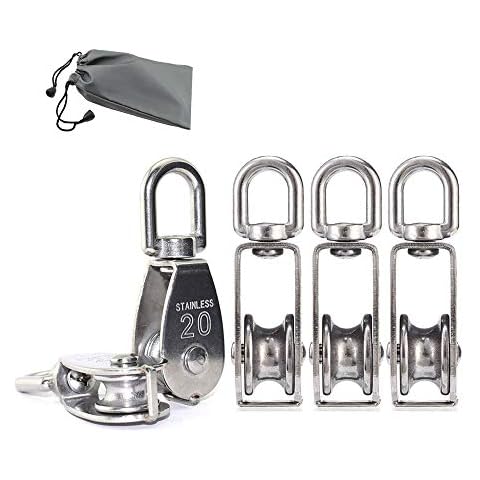 Polea SUNSHINETEK 20mm de Acero Inoxidable Cover