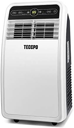 TECCPO Portable Air Conditioner TAK04C, 8000 BTU Portable AC for Rooms up to 200 Sq.Ft, 3-in-1 with Remote Control