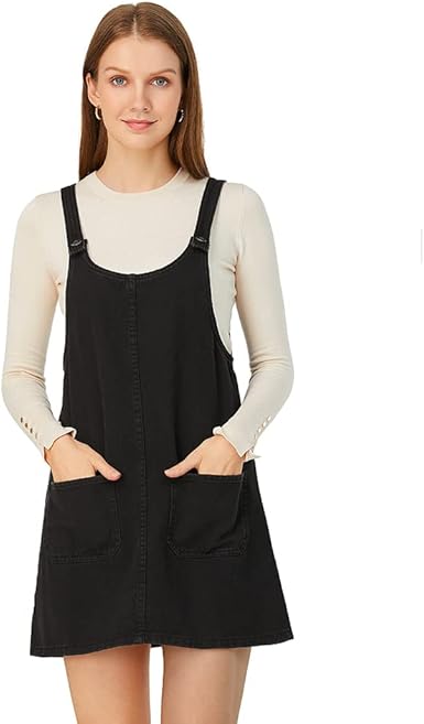 ripped overall dress