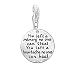 SEXY SPARKLES Memorial Charm You Left a Memory no one can Steal You Left a Heartache no one can heal Lobster Claw Clasp Charm