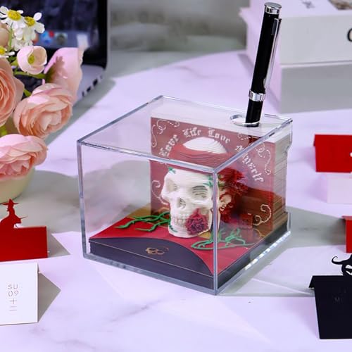 Fournitures planification calendrier 3D crâne idée cadeau - 2