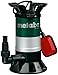 Metabo Schmutzwasser-Tauchpumpe PS 15000 S – 0251500000 – Nennaufnahmeleistung 850 W – Max. Fördermenge 15000 l/h und max. Förderhöhe 9,5 m – Max. Eintauchtiefe: 5 m – 257 x 200 x 345 mm