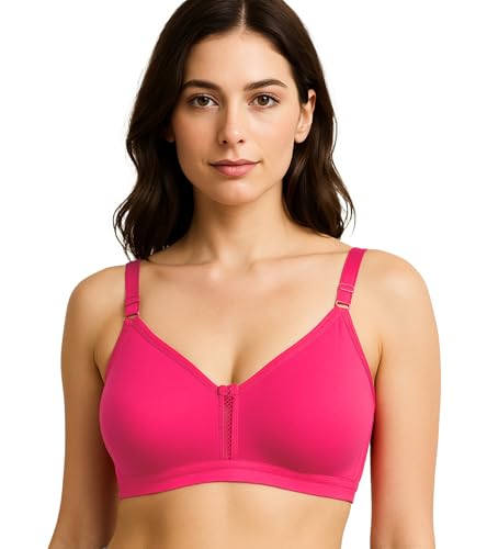 Image of SONA M1020 Non-Padded Non-Wired Molded Medium Coverage T-Shirt Bra with Adjustable Straps