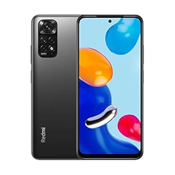Xiaomi Redmi Note 11S 4G Volte 128GB + 8GB desbloqueado de fábrica 6,43" Quad Camera 108MP Night Mode (NÃO Sprint Boost Cricket AT&t) (com pacote de carregador de carro rápido) (cinza grafite)