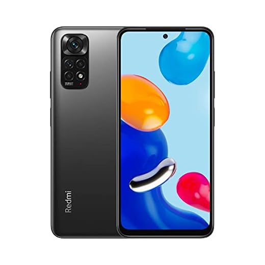 Xiaomi Redmi Note 11S 4G Volte 128GB + 8GB desbloqueado de fábrica 6,43" Quad Camera 108MP Night Mode (NÃO Sprint Boost Cricket AT&t) (com pacote de carregador de carro rápido) (cinza grafite)