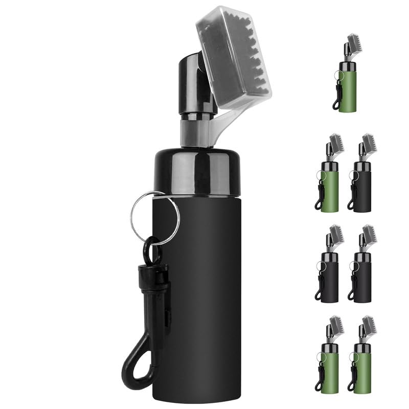 Golf Club Cleaner Brush - Golf Cleaning Brush with 5 Ounces of Water, Golf Brush with Stiff Nylon Bristles, Golf Accessories