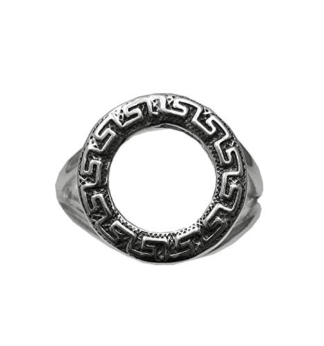 Bague méandres argent ajustable R001215 fini les doigts gonflés