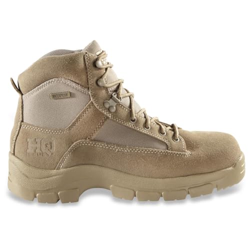 HQ ISSUE Men’s 6” Desert Tactical Boots Waterproof Military Combat Hiking Shoes2