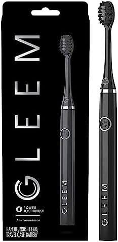 Gleem Battery Powered Electric Toothbrush, Black