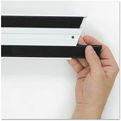 Rubbermaid Commercial Products FGQ18000BK00 Hook and Loop Replacement Set for Q560 Quick-Connect Wall/Stair Mop Frame, 18-inch, Black, Pack of 6 image 3