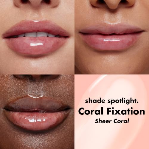 e.l.f. Glow Reviver Lip Oil, Tinted, Hydrating & Non-Sticky, Coral Fixation | High-Shine Tinted Lip Oil, Hydrating, Infused with Jojoba & Nourishing Oils, Glossy Formula, Vegan & Cruelty-Free - image 3
