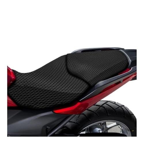 Funda Asiento Motocicleta para H&on&da NC 750 NC750 X NC750X NC700X NC700XD NC700S NC 750X 700X Funda De Asiento De Malla 3D Funda De Asiento De Cojín De Tela De Nailon Antideslizante