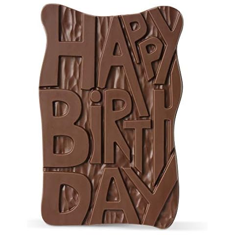 Hotel Chocolate Happy Birthday Chocolate Grand Slab, Pack of 1 Cover