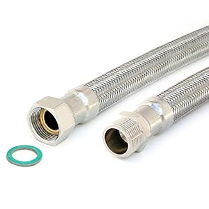 H2O-Flex Panzerschlauch 3/4'ÜM x 3/4'AG DN19