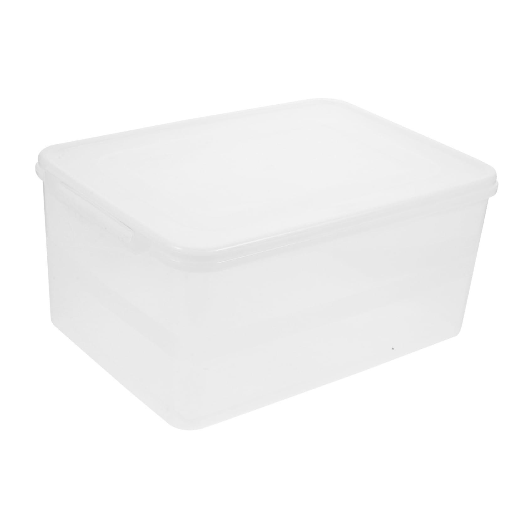 MAGICLULU Contenitore Alimentare Rettangolare 4 Pezzi Pp 5, 2l Bianco | Chiusura Ermetica e Anti-perdita, Impilabile e Riutilizzabile, per Cucina e Picnic
