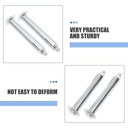 Image of ULTECHNOVO Ground Lock Screws Expansion Bolts for Driveway Speed Bumps Concrete Asphalt 3.74 Inch Industrial Expansion Fasteners Heavy Duty Screws for Road Fixing
