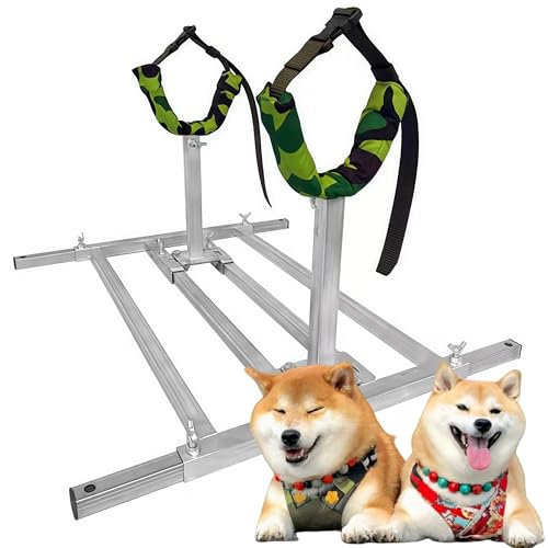 WHELPAW Adjustable Dog Breeding Stand - Professional Grooming & Bathing Rack for Miniature Dog | Sturdy, Safe & Comfortable Design | Easy to Clean (S)