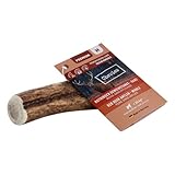 Chewies Kaugeweih für Hunde - ganze Stange - Abwurfstange vom Rothirsch - Hirschgeweih - natürlich unf mineralstoffreich, Größe M, 1 Stück (1er Pack)