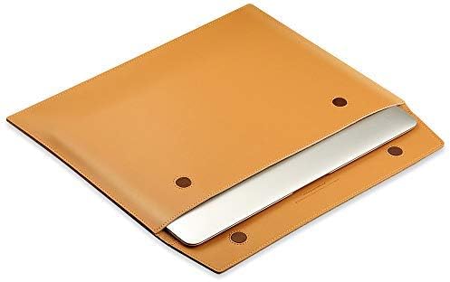 13.3 inches Leather Laptop Sleeve Case For 13"New MacBook Pro (2018air A1932) Touch Bar A1989&A1708 / 13" Dell XPS/ 12.3"Surface Pro/ 13"IdeaPad 720s/ 12.9"iPad 2018 Full screen Protective Bag