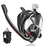 Maoyea Full Face Snorkel Mask for Adult Youth Kids,Snorkeling Gear with Latest Dry Top Breathing...