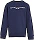 Tommy Hilfiger Kinder Unisex Sweatshirt Essential ohne Kapuze, Blau (Twilight Navy), 14 Jahre