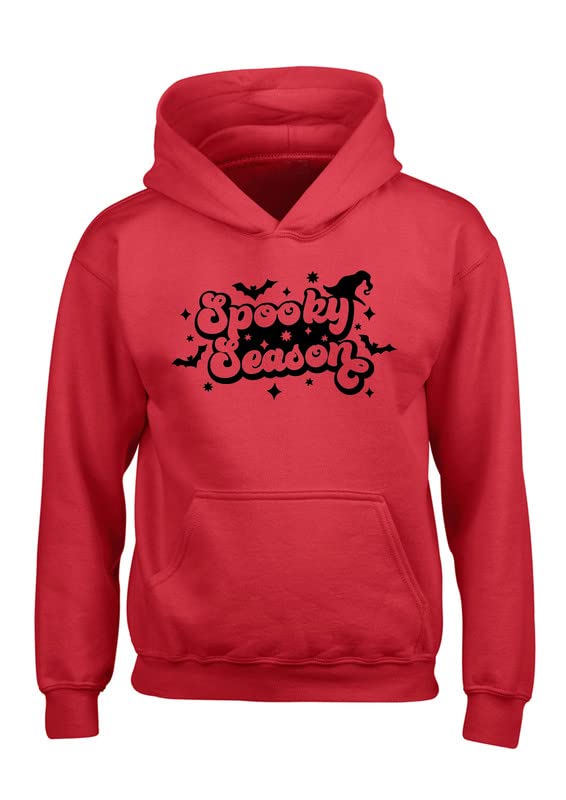 Sweat à capuche Edward Sinclair rouge pour contrer le froid de l'automne L