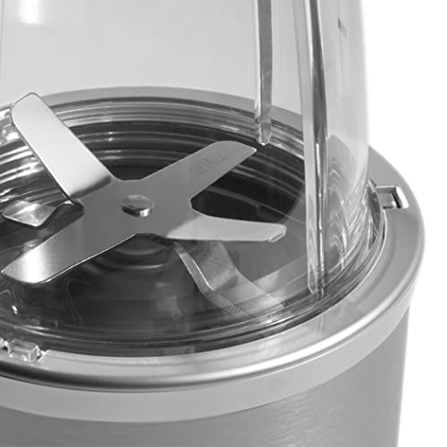 Foto von nutribullet Pro, 900 Watt Leistung, Einfach und schnell in der Anwendung, Kompakt, Leicht zu reinigen, Mit 700 ml Becher, Smoothiemixer, Smoothie Maker, Elektrischer Mixer, NB904S, Silber