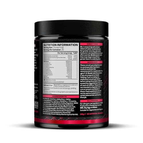 Beast Pharm EAA Essential Amino Acids with All 3 BCAAs Powder - 30 Servings - Muscle Fuel and Recovery - Cranberry - Image 3