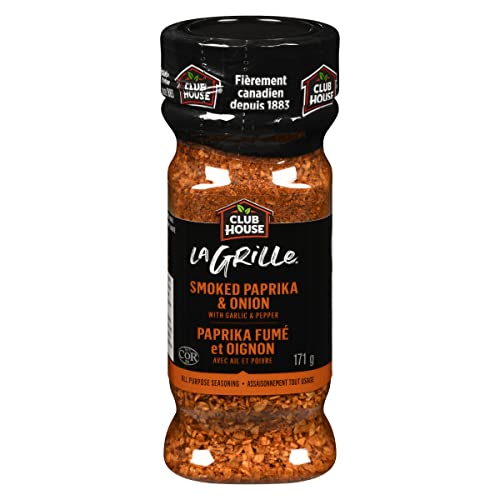 Club House La Grille, Grilling Made Easy, Smoked Paprika & Onion with Garlic & Pepper, All Purpose Seasoning, 171g