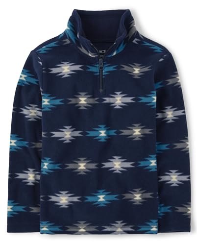 Image of The Children's Place Boys' Warm Fleece Quarter Zip Pullover