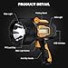 MIXILIN Rechargeable Spotlight 99,000 Lumens, Super Bright LED Spotlight Flashlight Outdoor with COB Light & Foldable Tripod, 10000ɱAh Long Lasting Large Handheld Spot Light for Boating Camping