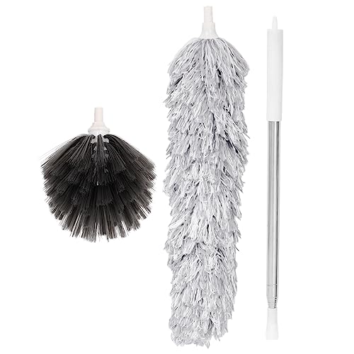 UTHCLO 1 Set Extension Pole Rod Duster for Ceiling Fans Spider Webs and Dust Cleaning