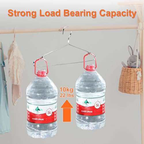 Jiang&Rong Stainless Steel Hangers 20 Pack, 16.5 Inches Coat Hangers, Strong Metal Heavy Duty Hangers, Space Saving Clothes Hanger, Non Slip Hangers, Adult Hangers, Bulk Hangers, Silver Hangers by Jiang&Rong - Image 3