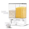 105Oz-Wall-Mounted-Dry-Food-Dispenser-Food-Storage-Containers-for-Rice-Beans-Pet-Food-More-Not-for-Oatmeal Food Storage Containers for Rice