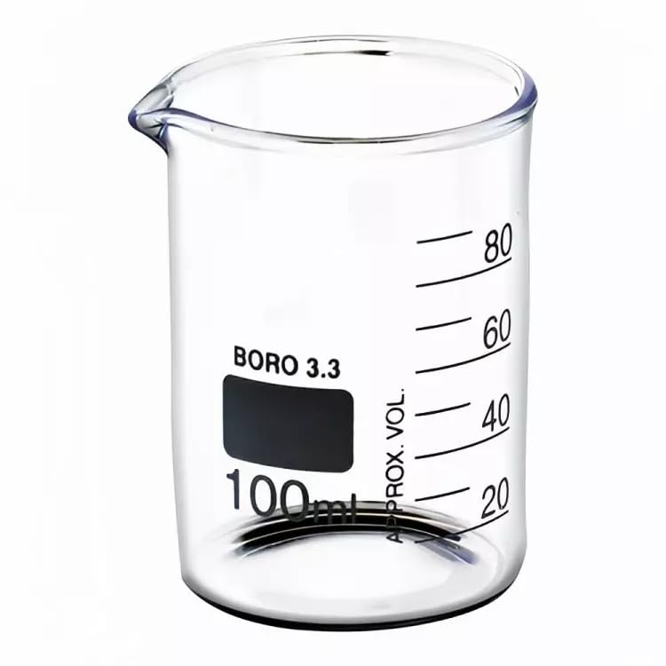 13x100mm Threaded Test Tubes with Caps, Borosilicate Glass, Round, 8ml, Karter Scientific 402D2 (Pack 10)