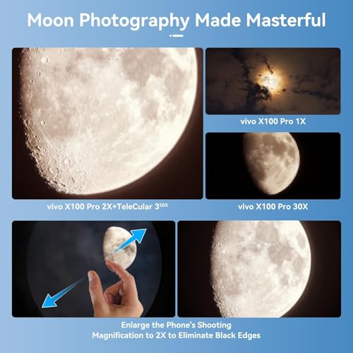Image of APEXEL 50x HD Telephoto Lens for iPhone & Android | Aluminum Alloy + ABS | Shoot Wildlife, Moon, Landscapes & Targets | Includes Universal Phone Clip & Tripod