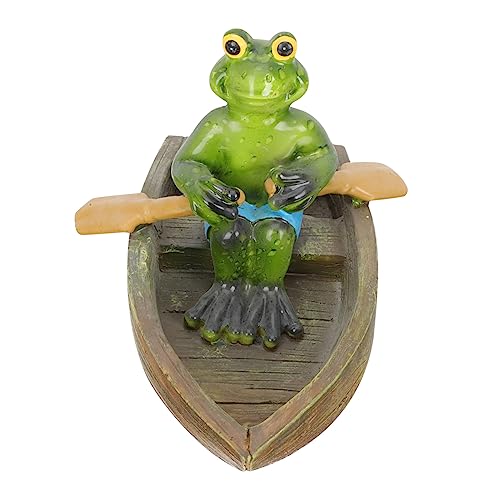 Yardenfun Figura de Flotante de para Decoración de Estanques y Jardines Estatua Animal Realista para Acuáticos al Aire Adorno Decorativo para Patios y Piscinas