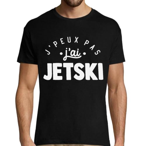 T-shirt homme J'peux pas jet-ski 2 en coton imprimé en France