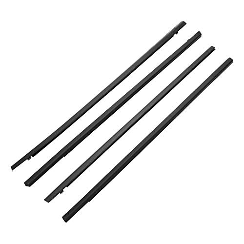 Tengchang 4Pcs Weatherstrip Window Moulding Trim Seal Belt Fit For Honda Civic 2016-2021 #TOP3